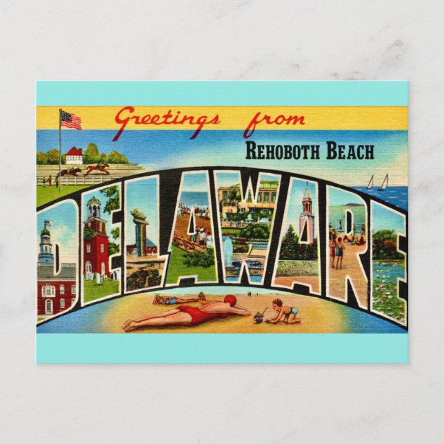 Rehoboth Beach Grußkarte Postkarte (Vorderseite)