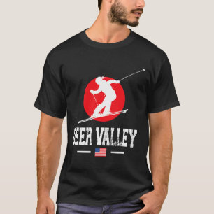 Rehtal Usa Ski Resort Rocky Mountains Amerika T-Shirt