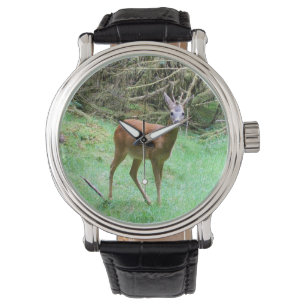 Rehwild Rehbock – Elegantes Waldtier Armbanduhr