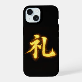 Rei (礼) – Eine der sieben Tugenden des Bushidō iPhone 15 Hülle