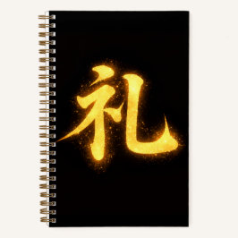 Rei (礼) – One of the Seven Virtues of Bushidō Notizbuch
