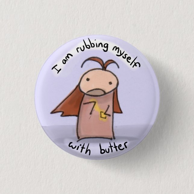 Reibung mit Butterknopf Button (Vorderseite)