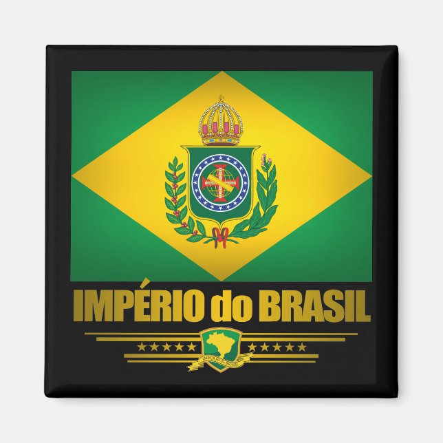 "Reich Brasiliens" Magnet (Vorne)