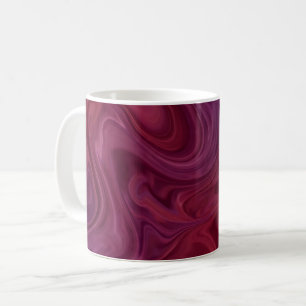 Reich Burgunder-Wein-Purple Organischer Fluss  Kaffeetasse
