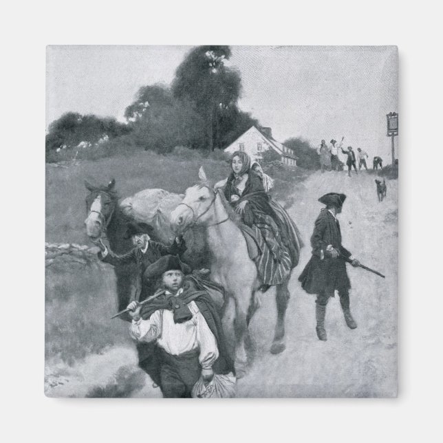 Reich der Flüchtlinge auf dem Weg nach Kanada Magnet (Vorne)