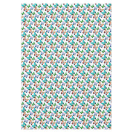 Reich des Musters der blauen exotischen Schmetterl Tischdecke