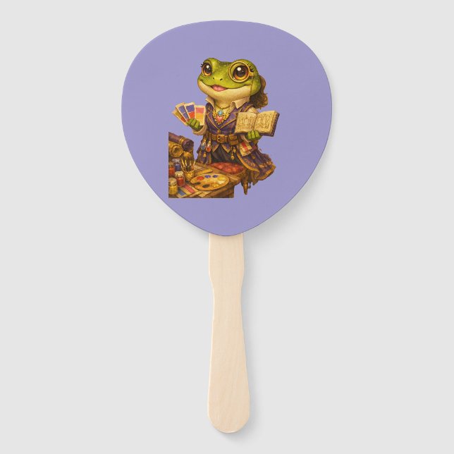 Reich Designer Frosch Charakter Fächer (Vorderseite)