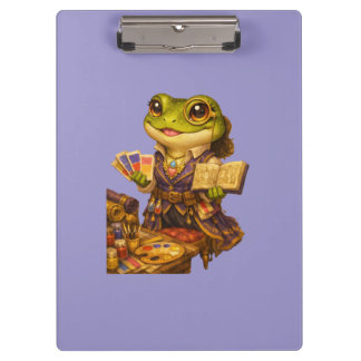 Reich Designer Frosch Charakter Klemmbrett