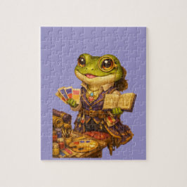 Reich Designer Frosch Charakter Puzzle
