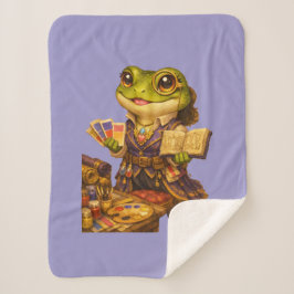 Reich Designer Frosch Charakter Sherpadecke