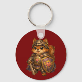 Reich Eichhörnchen Wache Schlüsselanhänger