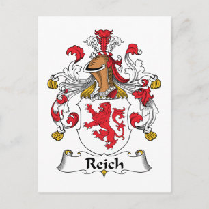 Reich Familienwappen Postkarte