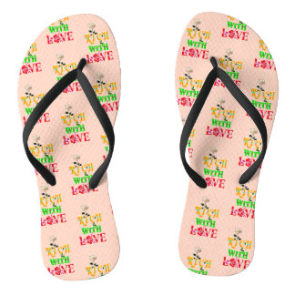 Reich mit Liebe Flip Flops