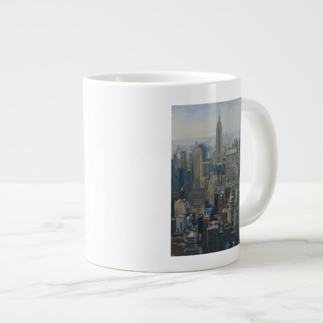 Reich-Staats-Gebäude 2012 Jumbo-Tasse (Vorderseite Rechts)
