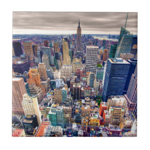 Reich-Staats-Gebäude und Midtown Manhattan Fliese