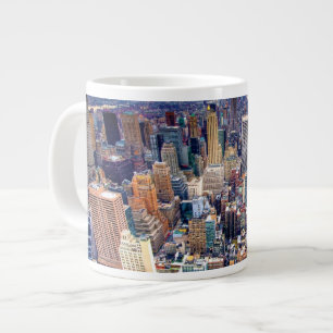 Reich-Staats-Gebäude und Midtown Manhattan Jumbo-Tasse