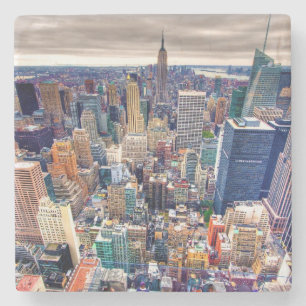 Reich-Staats-Gebäude und Midtown Manhattan Steinuntersetzer