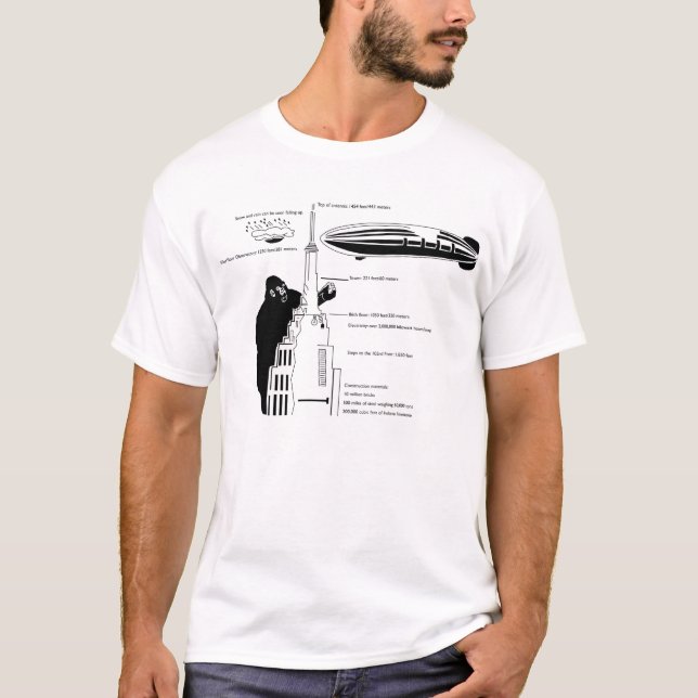 Reich-Staats-großer Affe T-Shirt (Vorderseite)