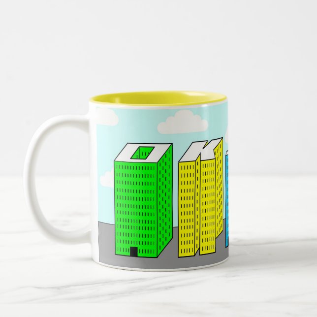 Reich-Tasse Zweifarbige Tasse (Links)