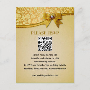 Reich verzierte elegante Retro-Abstrakte Blumen un Begleitkarte