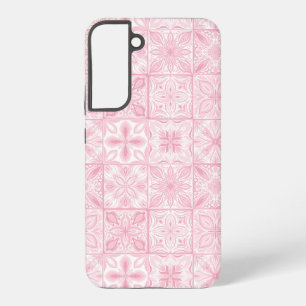 Reich verzierte Fliesen in Rosa Samsung Galaxy Hülle