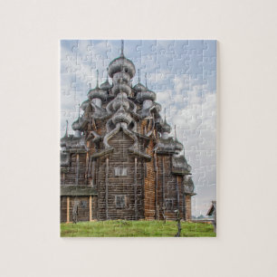 Reich verzierte Holzkirche, Russland Puzzle
