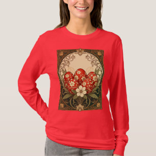Reich verzierte Nowruz-Tischdekoration Ostereier F T-Shirt