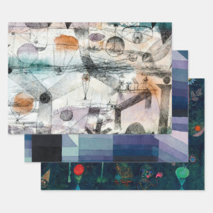 Reich von Air Paul Klee Abstrakter Expressionist Geschenkpapier Set
