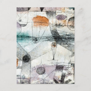 Reich von Air Paul Klee Abstrakter Expressionist Postkarte