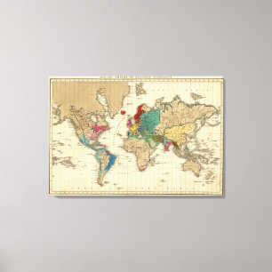 Reich von Napoleon Bonaparteanzeige 1811 Leinwanddruck