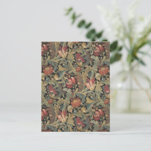 Reiche Blumenbänder Brocade Antique Classic Postkarte