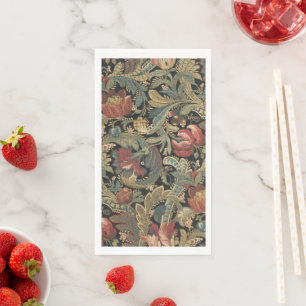 Reiche Blumenbänder Brocade Antique Classic Serviette