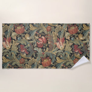 Reiche Blumenbänder Brocade Antique Classic Strandtuch