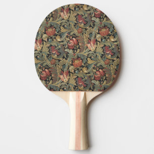 Reiche Blumenbänder Brocade Antique Classic Tischtennis Schläger