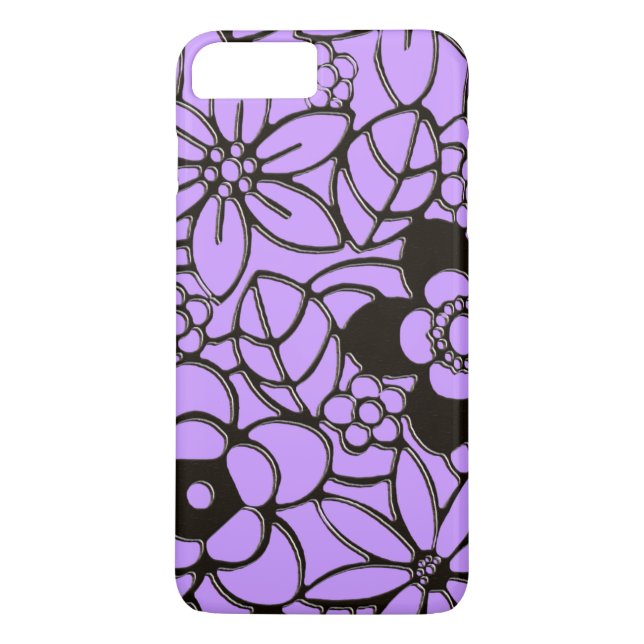 Reiche Blumenmuster im japanischen Stil Case-Mate iPhone Hülle (Rückseite)