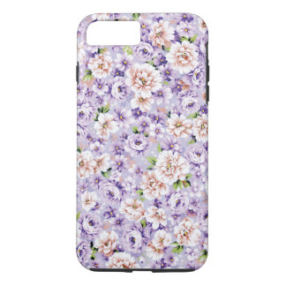 Reiche Blumenmuster mit lila und rosa Blume Case-Mate iPhone Hülle