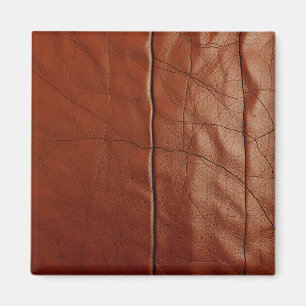 Reiche braune Ledertextur Magnet