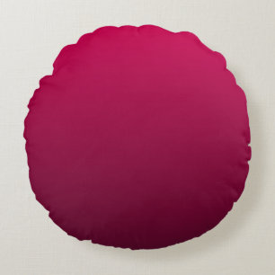 Reiche Burgunder-Töne Rot Violett Rundes Kissen