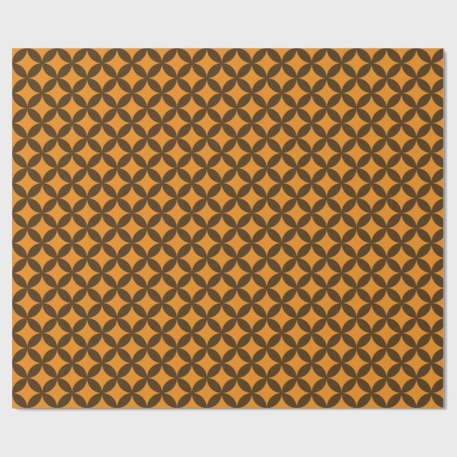 Reiche Gewürz- und Schokoladen-Weihnachtspapier Geschenkpapier (Flach)