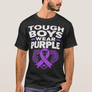 Reiche Jungen rosa Ribbon Brustkrebs Bewusstsein T-Shirt