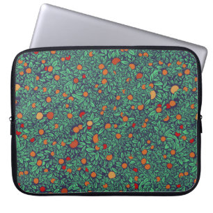 Reiche Obstgartenbäume krönen - vintage nahtloses Laptopschutzhülle