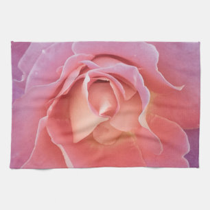 Reiche rosa Rose Geschirrtuch