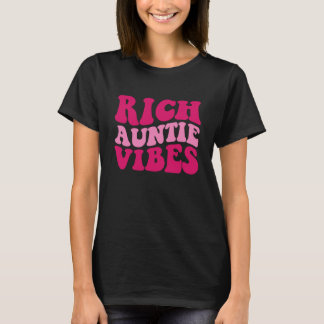 Reiche Tante Vibes Tante sagt groovy Bekleidung T-Shirt
