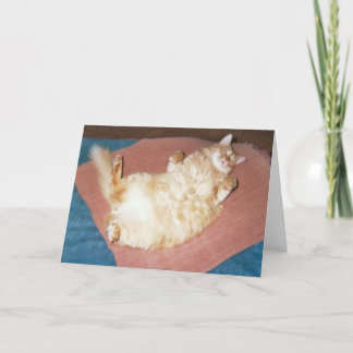 reichen Sie den Kuchen Karte