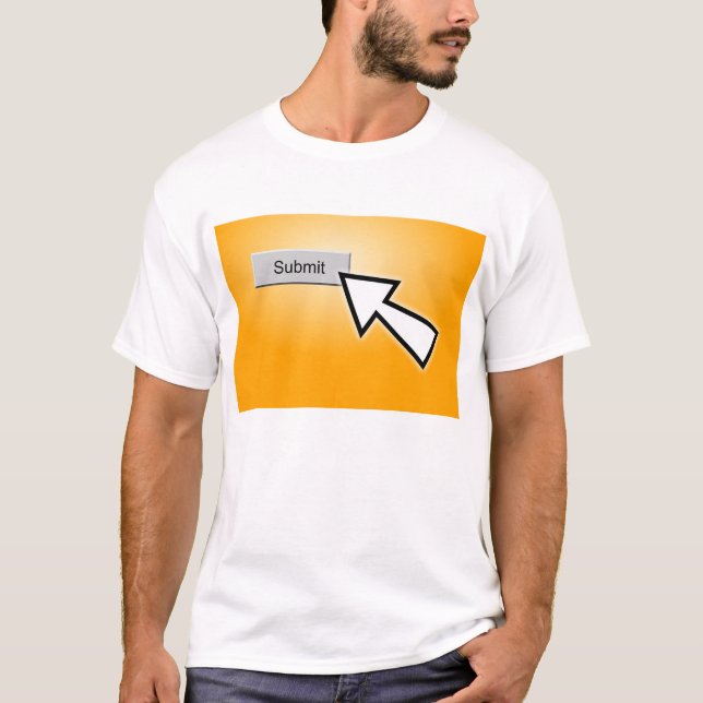 Reichen Sie Knopf ein T-Shirt (Vorderseite)