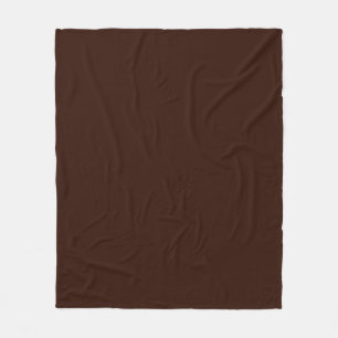Reicher Brown-Farbhintergrund kundengerecht Fleecedecke