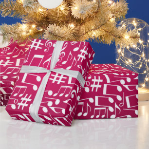 Reicher Burgunderwein mit weißen Noten Geschenkpapier