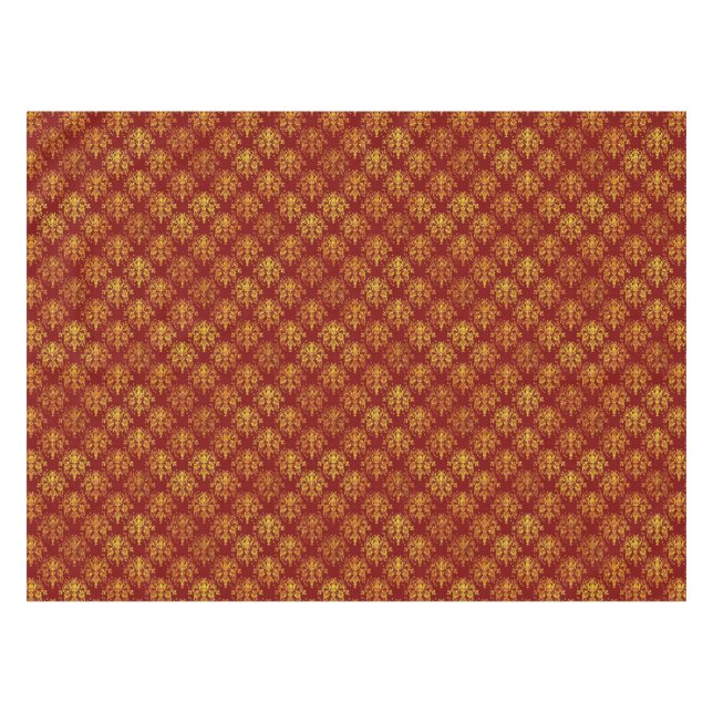 Reicher Feiertags-Damast Tischdecke (Vorderseite (Horizontal))