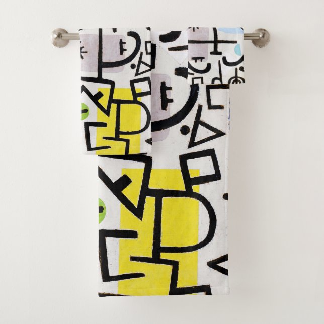 Reicher Hafen, Paul Klee Badhandtuch Set (Insitu)