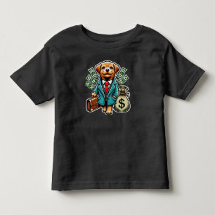 reicher Hund Kleinkind T-shirt